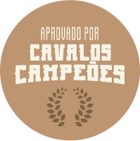 Aprovado por cavalos campeões